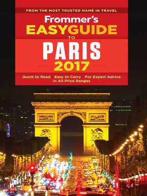 cover image of Frommer's EasyGuide to Paris 2017